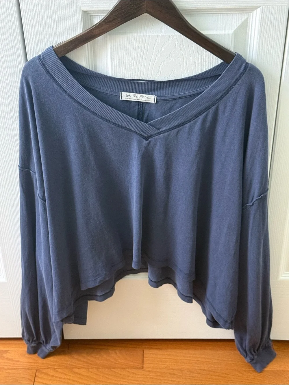 Free People We The Free Buffy Tee in Indigo